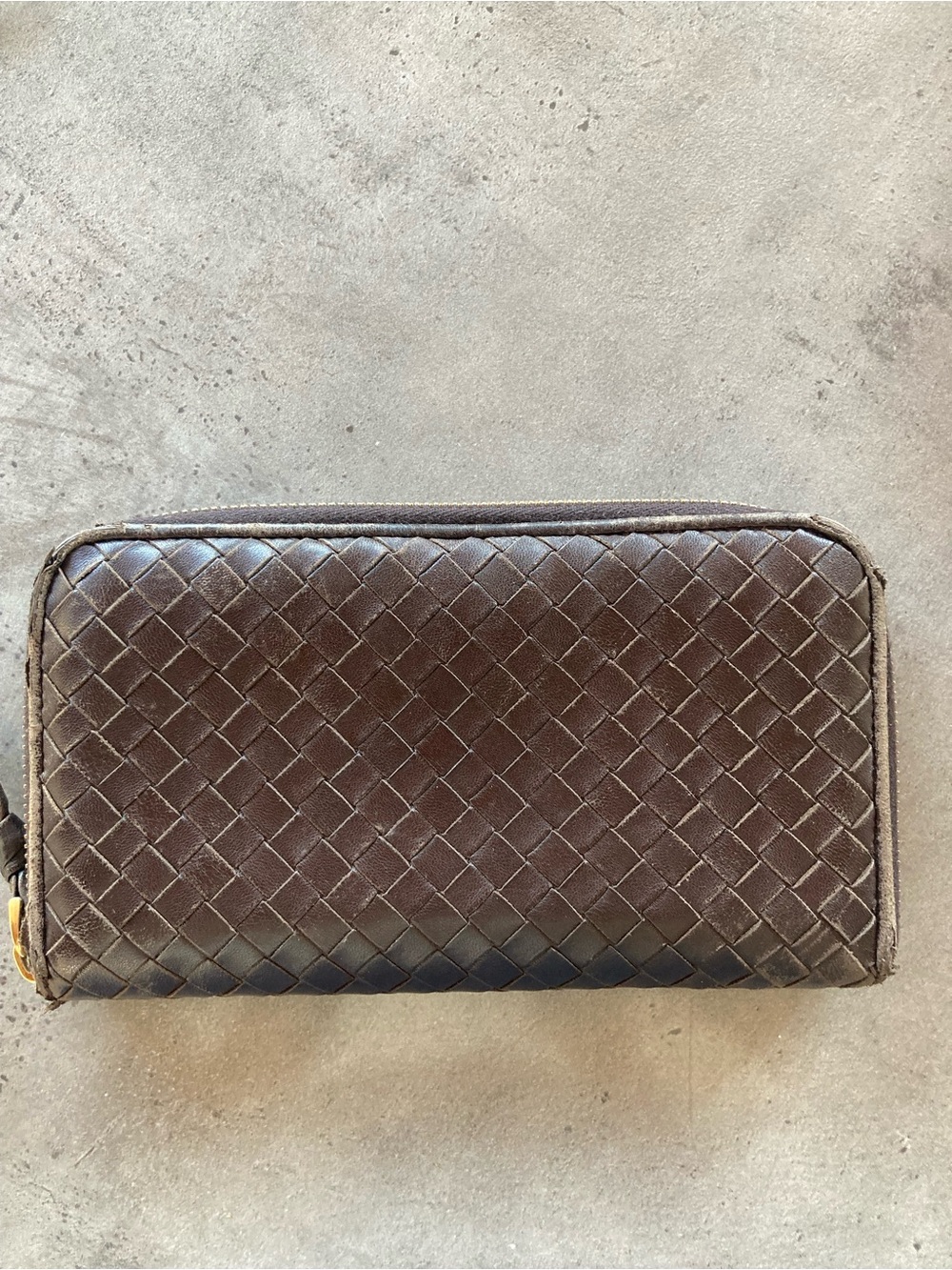 Bottega Veneta wallet brown leather